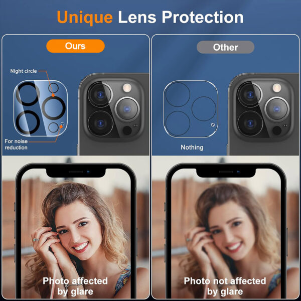 For iPhone 15 Pro Max Camera Lens Tempered Glass Screen Protector - Image 8