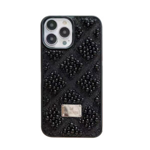 For iPhone 14 Pro Max Case with Bling Rhinestones Hard Cover HDL141