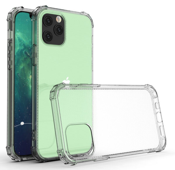 For iPhone 14 Pro Max Case with Air Cushion Clear Transparent Soft Cover SFL74