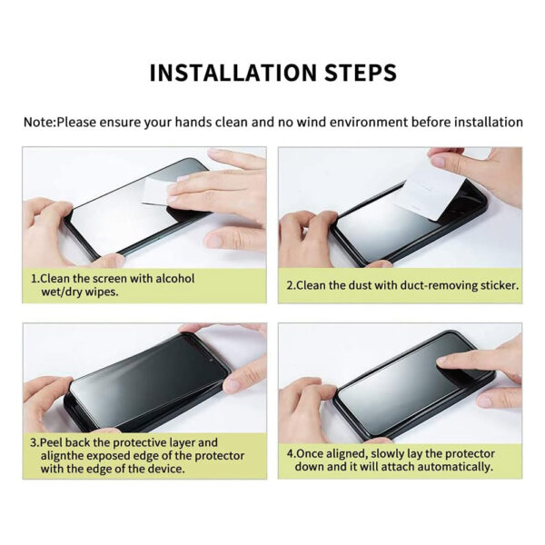For iPhone 15 Pro (6.1 inch) Anti-Spy Privacy Full Coverage Tempered Glass Screen Protector - Image 9