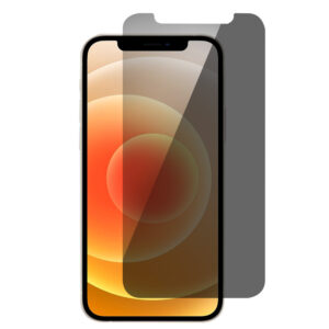 For iPhone 12 Mini (5.4 inch) Anti-Spy Privacy Tempered Glass Screen Protector 2.5D Black